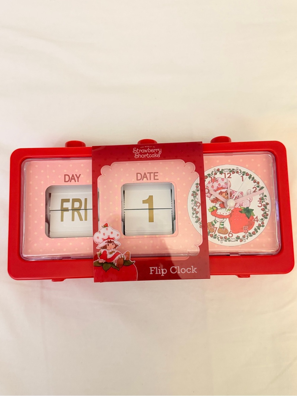 Strawberry Shortcake Flip Clock
